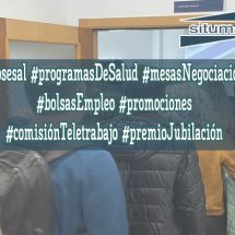 #cosesal #programasDeSalud #mesasNegociación #bolsasEmpleo #promociones #comisiónTeletrabajo #premioJubilación