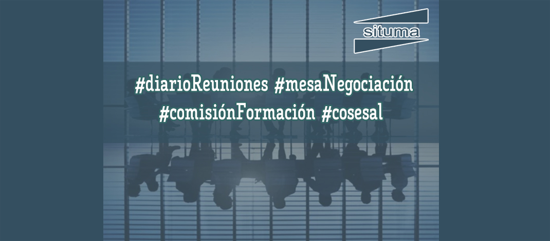 #diarioReuniones #mesaNegociación #comisiónFormación #cosesal