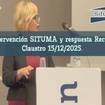 Intervención SITUMA y respuesta Rector. Claustro 15/12/2025.