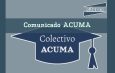 Traslado de comunicado de ACUMA e información sobre promoción a Cátedras