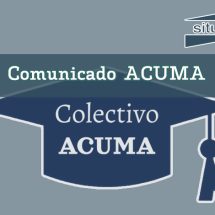 Traslado de comunicado de ACUMA e información sobre promoción a Cátedras