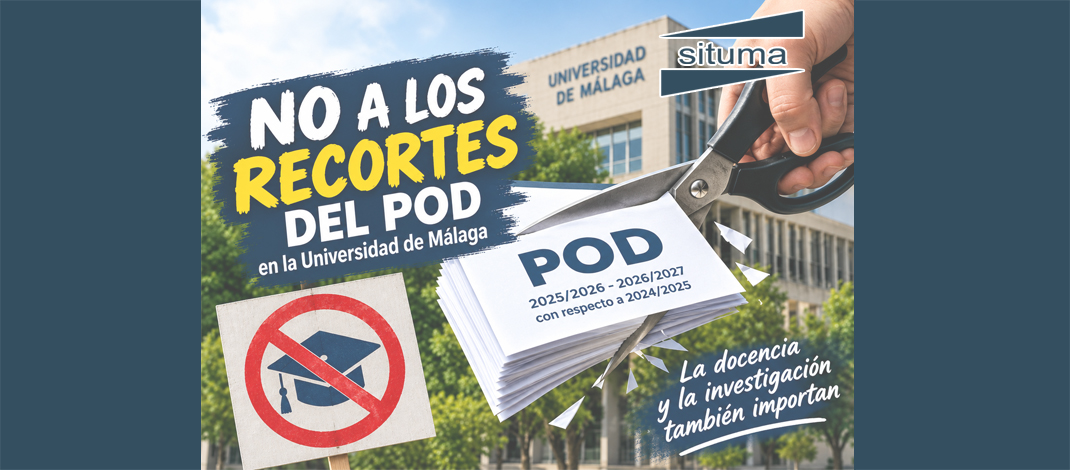 <strong>SITUMA en contra de los recortes del POD 2025/2026-2026/2027 con respecto al 2024/2025</strong>